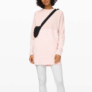 Lululemon Restful Intention sweater, pink bliss color, size small
